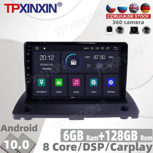 128GB PX6 Android 10.0 Car Radio For Volvo XC90 2004 2005 2006 - 2014 Multimedia Video Player Navigation GPS Auto 2din No DVD