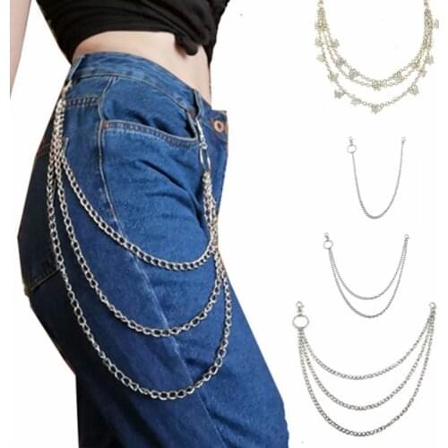 Women Belt Genuine Leather New Punk Style Fashion Pin Buckle Jeans Decorative Belt Chain Luxury Brand Belts for Women