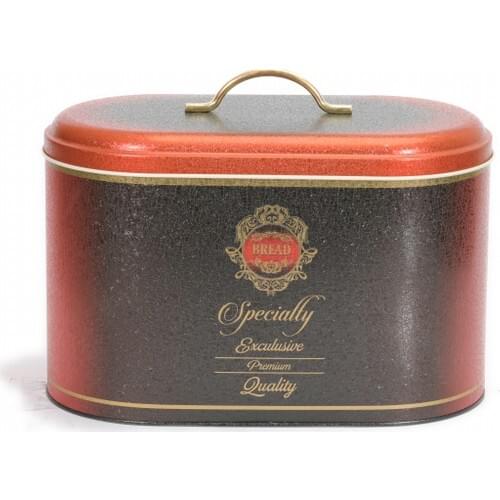 House EF002-83 Metal Oval Bread Box 11 lt