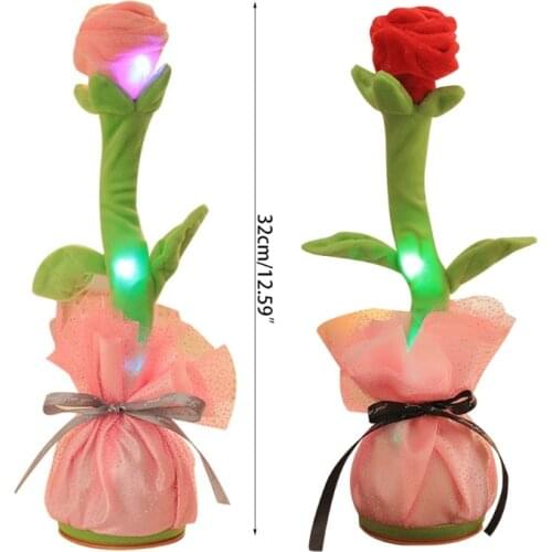 Talking Cactus Toys Dancing Singing Cactus Repeat and Record Your Sound (Battery not Included,1PC) Repeat+Dancing+Record