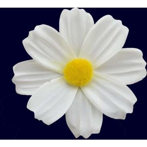 30PCS,9-10CM Head,Large Fabric Daisy Flower Heads In White Artificial Fake Flores Silk Daisies,DIY Decoration for Wedding,Home