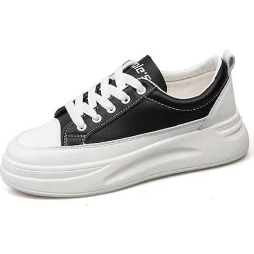 Vogue Platform Sneakers Womens Vulcanize Shoes Ladies Thick Bottom Casual Shoes For Women Summer Shoes Female Outdoor Flats