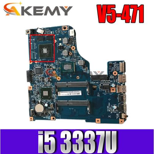 AKEMY 48.4TU05.04M NBM6W11007 NB.M6W11.007 laptop motherboard For acer Aspire V5-471 V5-571 SR0XL I5-3337U GT710M Main board