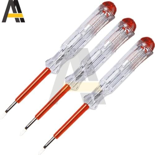3Pcs/Lot Multifunctional 100-500V Electric Tester Screwdriver Electric Pencil Circuit Detection Zero Live Wire Induction Pen