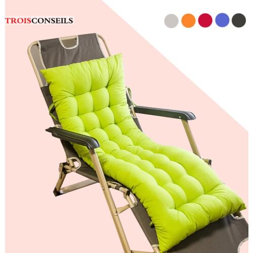 Solid Color Cushion Soft Comfortable Office Chair Seat Cushions Reclining Chair Cushion Long Cushion Various Sizes Are Available