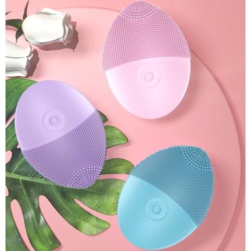 2020 New Electric Silicone Facial Cleanser Pore Cleansing Brush Facial Cleansing Beauty Instrument Importer Skin Care Tools