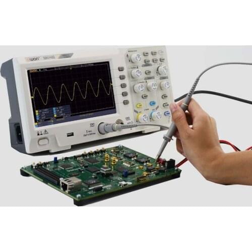 OWON Oscilloscope Multi-version 2 Channel Digital 100MHZ Bandwidth 1GS/s Oscilloscope High Accuracy Oscilloscope Free Shipping