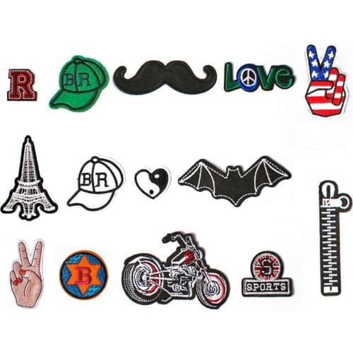 Clothes Patch Patch Repair Factory Direct Beard Hat Zipper Gossip Bat Cloth Stickers