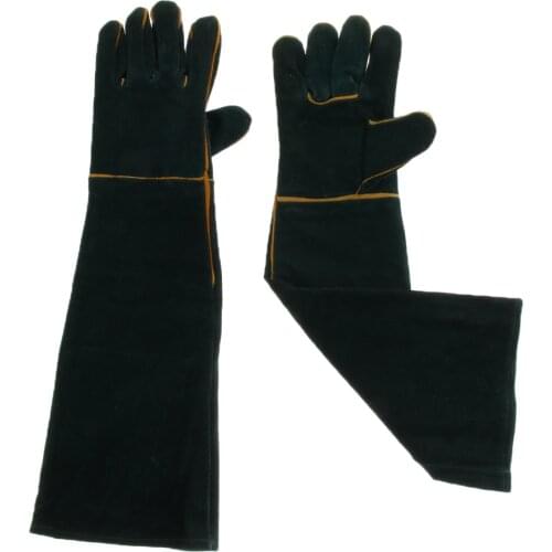 Animal Handling Gloves Long Pet Dog Cat Anti-Bite Eagle Domestication Anti-scratch Leather Gauntlet