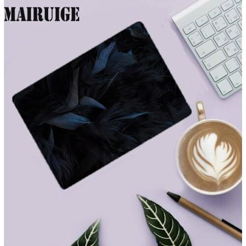 Mairuige Pretty Feather Pattern Gaming Accessories Office Computer Laptop Rubber Small Mouse Pad Keyboard Mice Pad Writing Mat