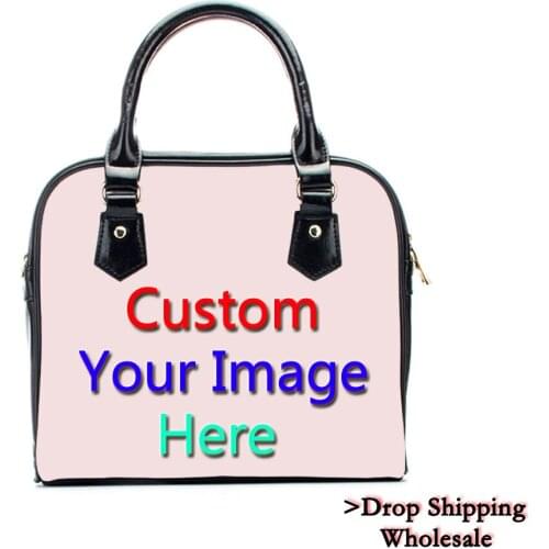 A Girl Bag With Custom Image DIY Print Women Handbag Fashion Women PU Leather Shoulder Female Bolsos Feminina Crossbody Bag