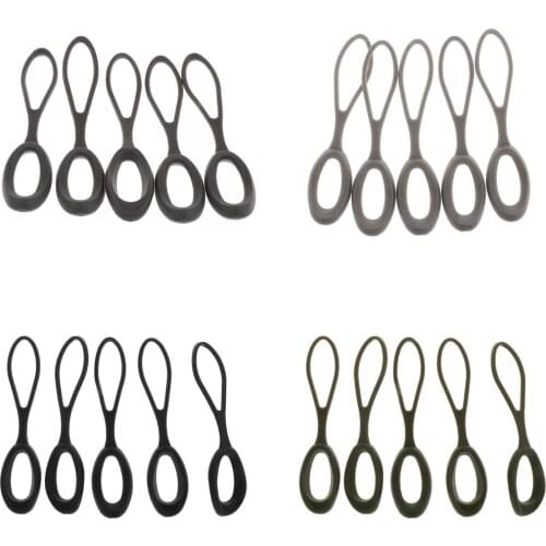 5pcs Zipper Tags Cord Pulls Zipper Sliders End Extension Zip Fixer Fastener Puller