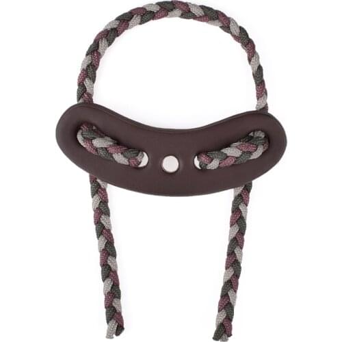 1 Pc Camo Color Archery Bow Wrist Sling Braided Cord Rope Strap Adjustable For Compound Bow Shooting Free Shipping