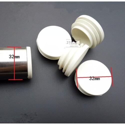 Plastic tube Insert plug Round Steel pipe End Blanking Caps dust cover for Alloy ladder chair Furniture Leg floor protector pad