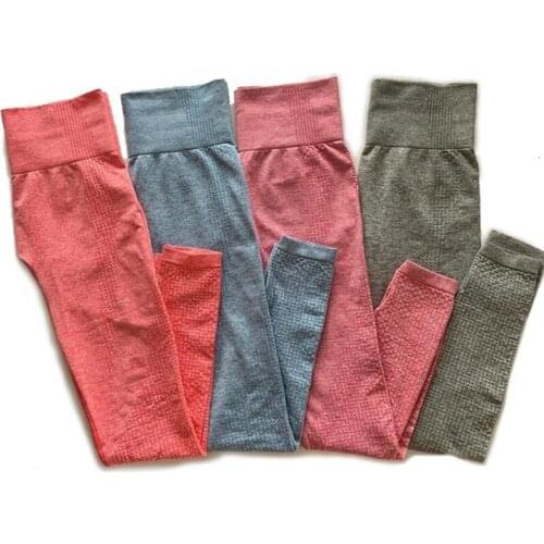 12 colours Womens Seamless Fitness Breathable Soft Yoga Pants High Waist Running Sports Fitness Push Up Leggings Sportswear