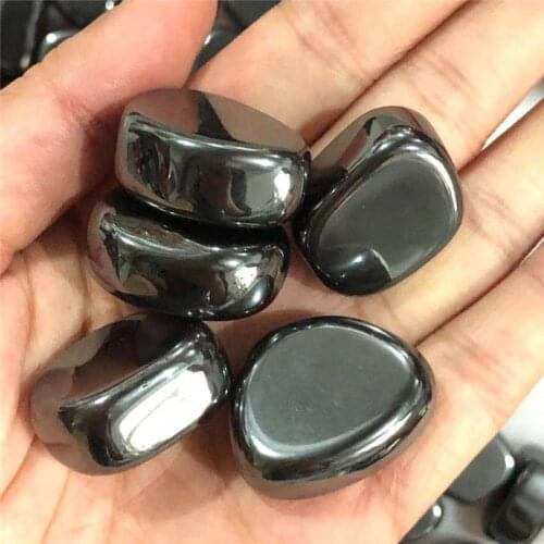 500gHematite Tumbled Stones Bulk Natural Healing Crystals Reiki Polished Gemstones Gem Raw Aquarium Decoration Minerals