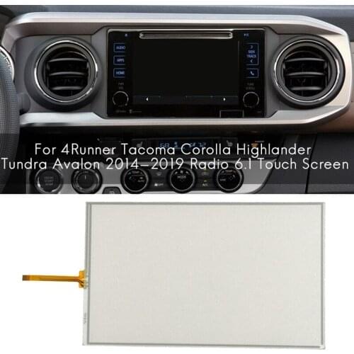 6.1 Inch Press Screen Panel Glass Digitizer for TOYOTA 4Runner Tacoma Corolla - 2014-19 Radio Navigation 6.1inch