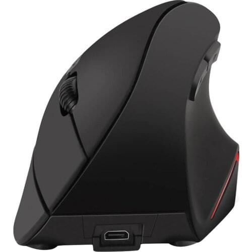 Wireless Mouse Vertical Computer Gamer 6 Buttons USB Receiver 3 Gears 2400DPI Wireless Charging Vertical Mouse 2.4GHz