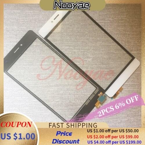 Black/White Screen For BQ BQS-5070 BQ-5070 Magic BQS 5070 Touch Screen Digitizer Touchscreen Glass Sensor Touchpad Panel