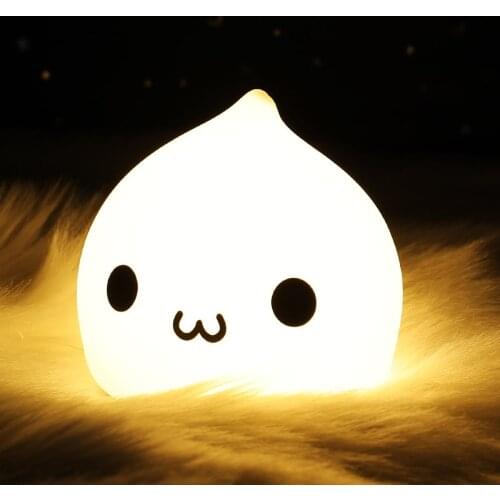 Baby Night Light Touch Sensor Light Cartoon LED Children Lamp Kids Cute Lamp Colorful Nightlight Dimmable Creative Decoration