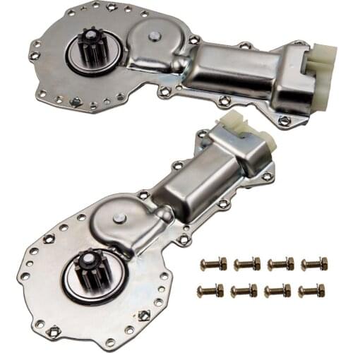 Set of 2 Front Window Motor w/9 Tooth Gear For Chevy Camaro 93-02 88960088 For Chevy Camaro 1993-02 22102019
