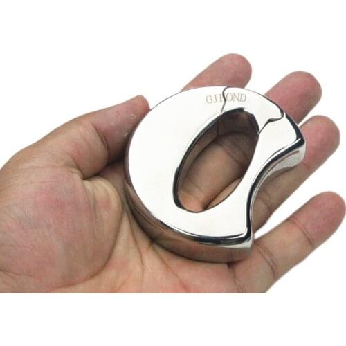 Penis Ring Stainless Steel Heavy Scrotum Pendant Training Penis Weight Pendant Metal Cock Rings Sex Toys for Male BB2-2-106
