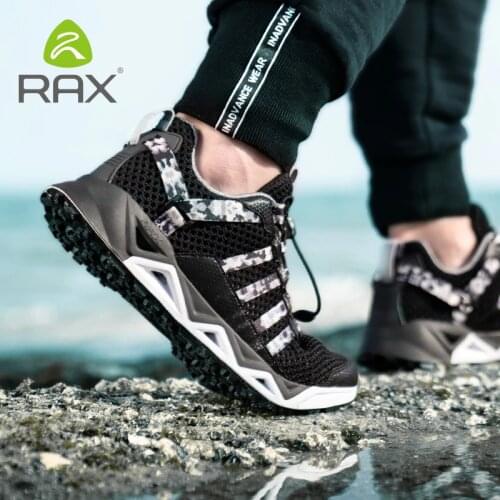 Rax 2020 Summer Mens Hiking Shoes Breathable Quick Drying Water Walking Shoes Outdoor Sports Sneakers for Men Trekking Shoes