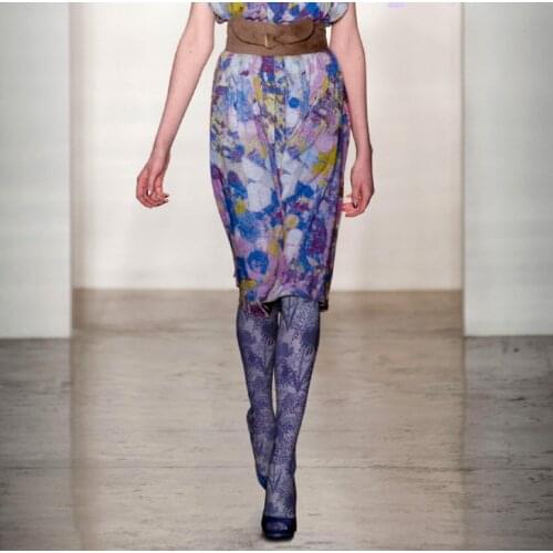 Fashion Digital Print Pantyhose Womens Patterned Thick Tights