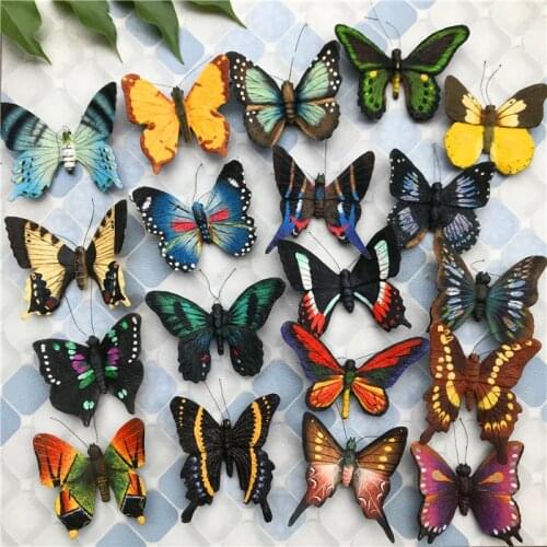 QIQIPP 3D butterfly resin magnet magnet decorative magnet