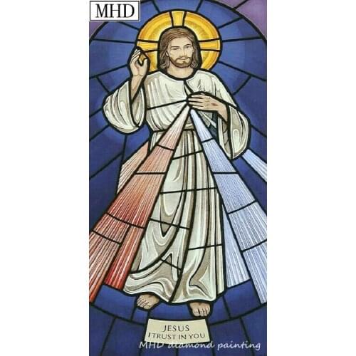 Jesus pattern full & round 5d diy diamond painted cross stitch religious 3D diamond embroidery mosaic decorative artwork