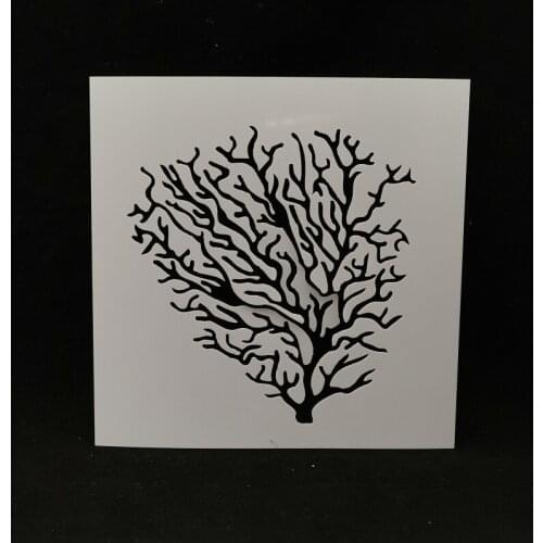 13*13 Tree Layering Stencils for Diy scrapbook/photo album Decorative Embossing coloring,painting stencil,home decor