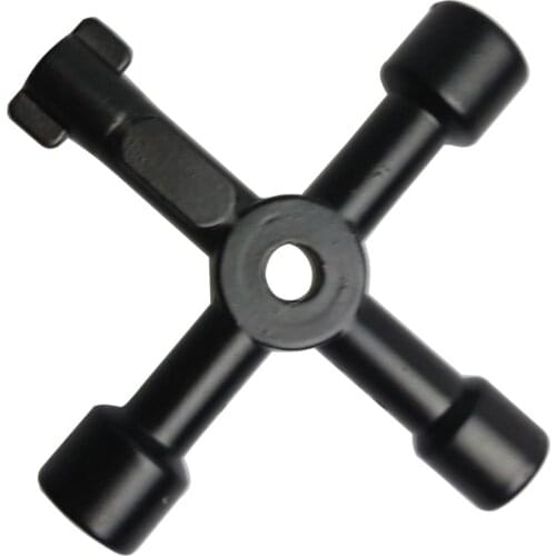 Universal Triangle Keys Wrench Cross Key Wrench For Train Electrical Elevator Cabinet Valve Alloy Triangle