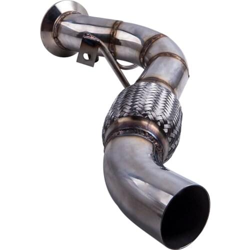 1PC 70mm Acier Inoxydable Downpipe For BMW X5 X3 7 5 3 E90 E93 E61 E70 E83 E91 E60