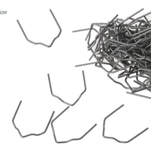 100 Pcs Pre-cut Hot Flat Staples V-Shape Plastic Stapler Repair Kit Welder Tool 13MF