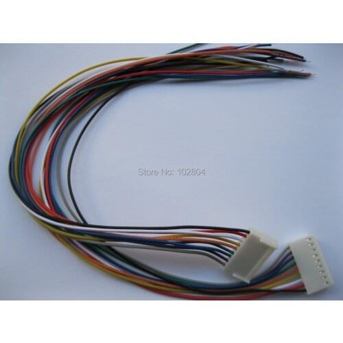 200 pcs 2510 2.54mm Pitch 9 Pin Female Connector with 26AWG 300mm(12") Leads Cable