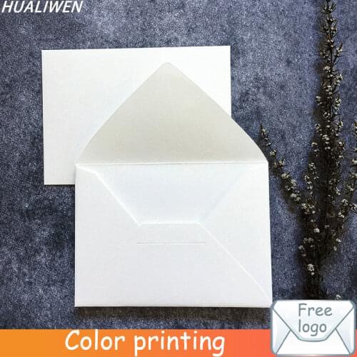 5pcs Classical White Paper Envelope Blank 11.5cmx16cm Window Envelope Wedding Invitation Envelope Gift Envelope