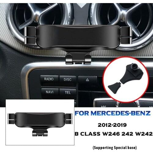 Car Mobile Phone HolderAir Vent Mount GPS Stand Gravity Navigation Bracket For Mercedes B CLASS W246 W242 242 2012-2019