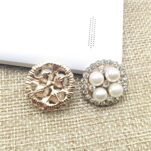 Free Shipping Wholesale 30pcs/lot 20mm Rhinestone Flatback Button For Hair Flower Wedding Invitation DIY Button ZIJE021