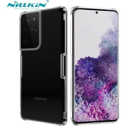 NILLKIN Case For Samsung Galaxy S21+ S21 Plus cover Thin Clear Soft Silicone Back Cover Shockproof Anti-knock Phone Bag Case