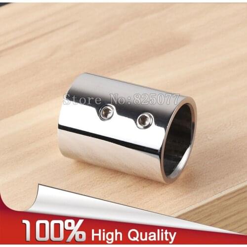 Shower room 304 stainless steel bathroom pipe top rail hanger holder fitting flange 25mm chrome JF1217