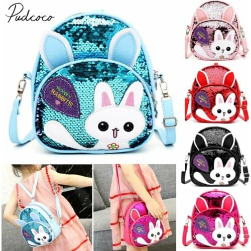 Children Girls Cat Sequins School Bag Baby Accessories Bling Bling Lovely Kids Baby Backpack 3D Cartoon Bag