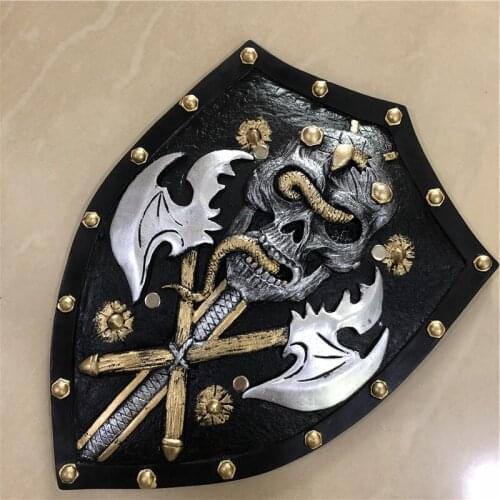 Lover 1:1 Cosplay Grim Reaper Skeleton Head Shield Movie Game Anime Weapon Prop Role Play PU Action Figure Model Halloween Gift