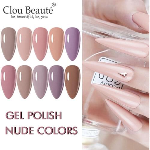 Clou Beaute High Quality Nail Gel Polish For Manicure Nail Set Kit UV LED Base Top Coat Reinforce Nail Art Gel Varnishes Lacquer
