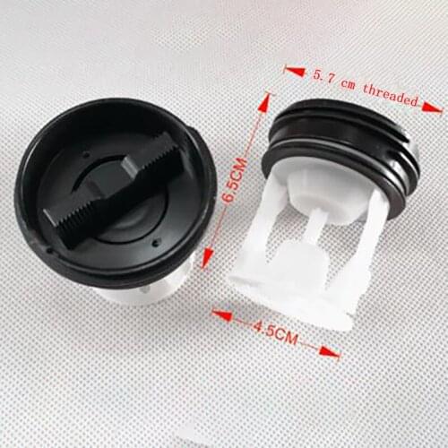 Easy to replace washer drain pump cover for control pump closure drain pump plastic plug
