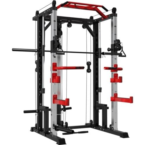 Multi-Functional Training Rack Home Use Comprehensive Training Fitness Equipment Smith Machine Squat Rack