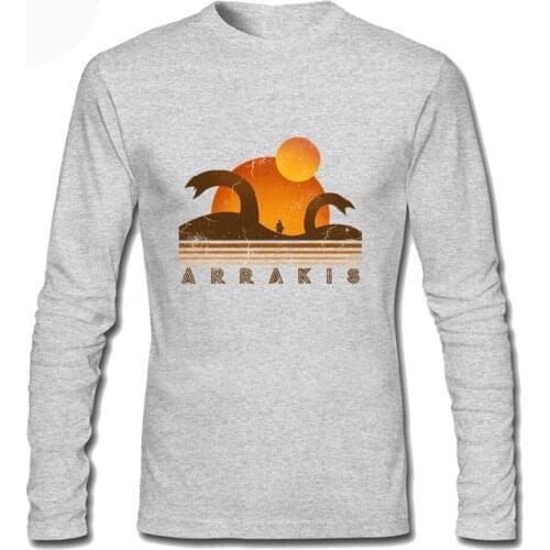 Vintage 2020 Dune Muad' Dib Arrakis Sandworm Frank Science Fiction T-Shirt Mens T Shirt Poleras Hombre Male Plus Size