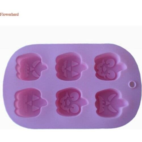 New Pumpkin Shape Halloween Silicone Mold Magic Wizard Chocolate Biscuit Mold Cake Decorating Tools Fondant Sugar Cake Mold