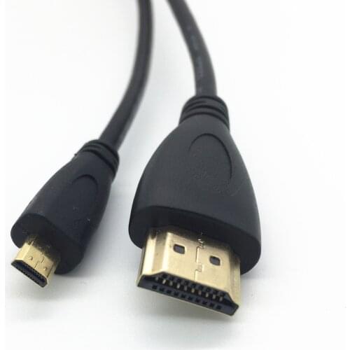 NEW HDMI Male To Micro HDMI Adapter Converter Cable Cord for Panasonic DMC-LX100 LX100GC LF1 LF1GK GX80 GX85 FZ2500