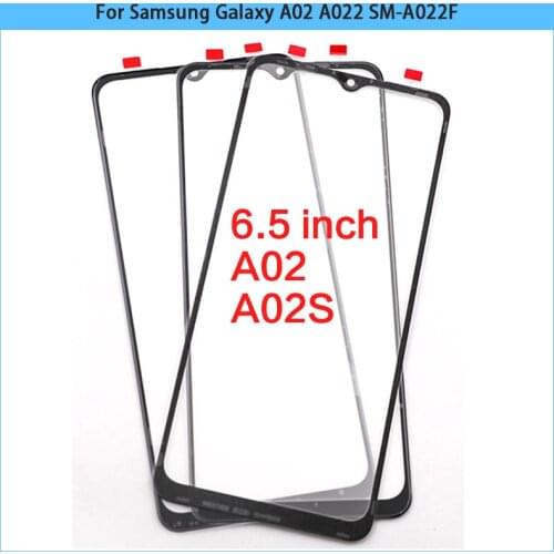 New For Samsung Galaxy A02 A022 SM-A022F LCD Display Touch Screen Front Glass Panel A02S A025 Outer Glass Lens Replacement