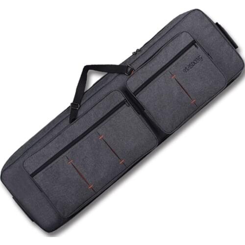 Professional 88 key keyboard electronic organ bag backpack protable soft gig shoulders/with rolle synthesizer package case cover